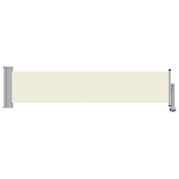 vidaXL Toldo lateral retr&aacute;til para p&aacute;tio 60x300 cm creme