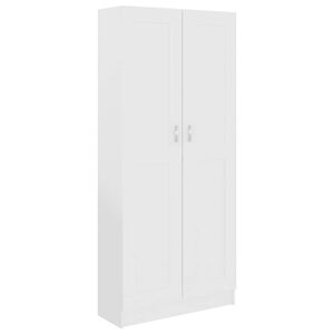 vidaXL Estante 82,5x30,5x185,5 cm derivados de madeira branco