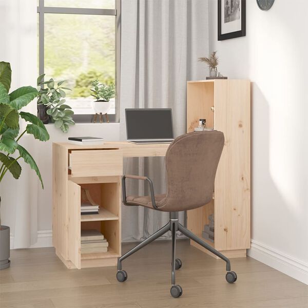 vidaXL Secret&aacute;ria 110x53x117 cm madeira de pinho maci&ccedil;a