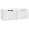 vidaXL Gabinete de TV de Parede Branco Brilhante 78,5 x 31 x 30 cm