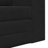 vidaXL Sof&aacute;-Cama 60cm Preto Veludo