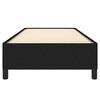 vidaXL Estrutura de cama sem colchão 90x190 cm tecido preto