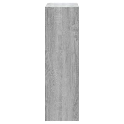 vidaXL Sapateira 63x24x81 cm derivados de madeira sonoma cinza