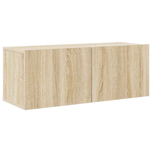 vidaXL 6pcs conjunto de móveis de TV derivados madeira carvalho sonoma