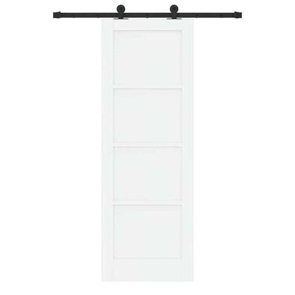 vidaXL Porta Deslizante ORKDAL Branco 73,5 x 211 cm