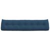 vidaXL Travesseiro para Costas Azul 200 x 24 x 50 cm tecido