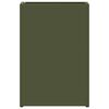 vidaXL Suporte de Guarda-Sol Verde-oliva 28 x 12 x 41 cm Aço