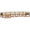 vidaXL Conjunto de Sof&aacute;s para Exterior 7 pcs Natural