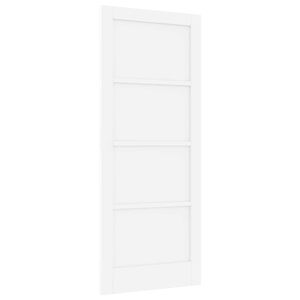vidaXL Porta Interna 83 x 202 cm Contraplacado Branco