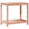 vidaXL Mesa de jardinagem com prateleira madeira de douglas maci&ccedil;a