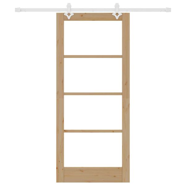 vidaXL Porta Deslizante Natural 86 x 198,5 cm