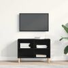 vidaXL Gabinete para TV Carvalho Preto 69,5 x 30 x 50 cm