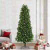 vidaXL &Aacute;rvore de Natal com 300 LEDs com suporte Verde 240 cm PE