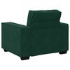 vidaXL Poltrona 100x78x84 cm veludo verde-escuro