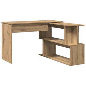 vidaXL Mesa de canto Carvalho Artesanal Madeira Engenheirada