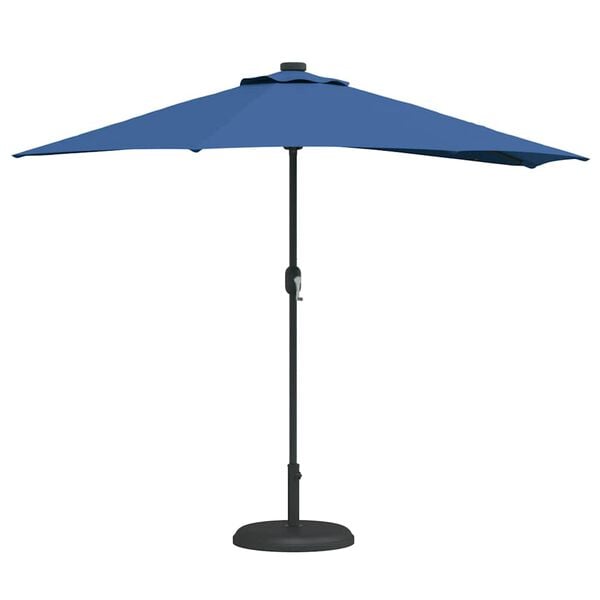 vidaXL Guarda-sol de Jardim Azul Azur 294 x 150 x 224 cm