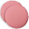 vidaXL Capa almofada 2 unid. HEERLEN Rosa Di&acirc;m. 40 cm Tecido