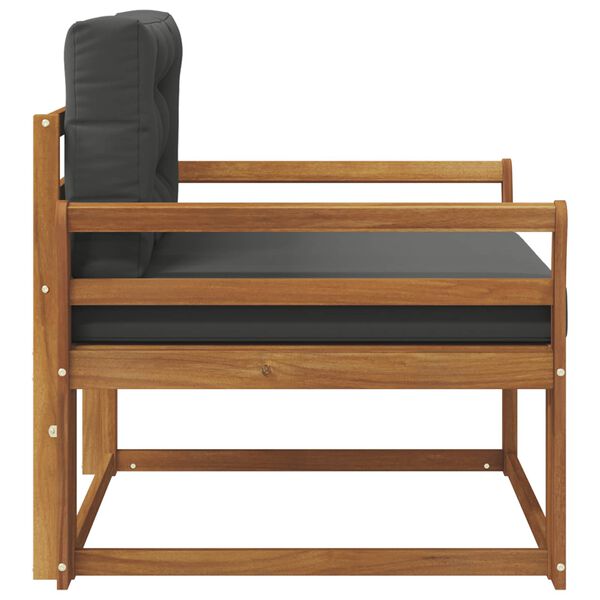 vidaXL Sof&aacute; M&eacute;dio Externo Madeira S&oacute;lida de Ac&aacute;cia Natural