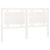 vidaXL Cabeceira de cama 165,5x4x100 cm madeira de pinho maci&ccedil;a branco