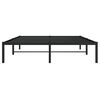 vidaXL Estrutura de cama 140x190 cm metal preto