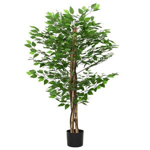 vidaXL Planta de Ficus artificial 788 folhas 120 cm verde