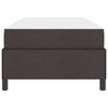 vidaXL Cama Box Marrom Escuro 80 x 200 cm tecido