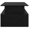 vidaXL Mesa de centro Carvalho Preto 90 x 55 x 42,5 cm