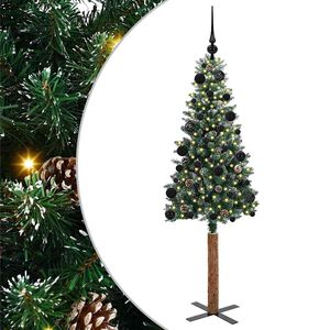 vidaXL &Aacute;rvore de Natal Slim Verde 150 cm