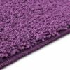 vidaXL Conjunto de Tapetes de Banho Antiderrapantes 2 pcs Roxo PP