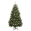 vidaXL &Aacute;rvore de Natal Artificial Verde 240 cm PVC e Metal