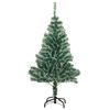 vidaXL &Aacute;rvore de Natal artificial c/ flocos de neve 150 cm verde