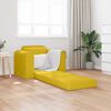 vidaXL Sof&aacute;-Cama Amarelo 98 x 71 x 83 cm Veludo