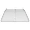 vidaXL Rampa para Cadeira de Rodas 270 kg Prateado 92 x 73 x 5 cm