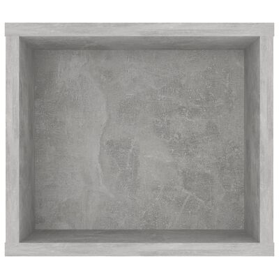 vidaXL Móvel de TV para parede 100x30x26,5 cm contrapl. cinza cimento