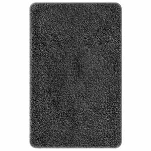 vidaXL Tapete de Banho Antiderrapante Cinzento escuro 50 x 80 cm PP