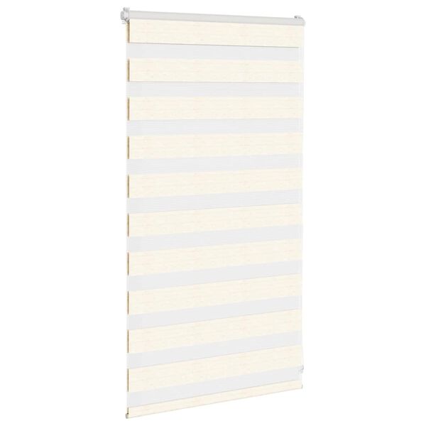 vidaXL Cortina de zebra 80x100 cm largura do tecido 75,9 cm poli&eacute;ster