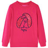 Sweatshirt para crian&ccedil;a rosa-brilhante 140