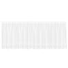 vidaXL Cortina de Renda com cortinas Branco 100 x 400 cm Poli&eacute;ster