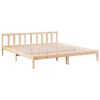 vidaXL Cama extra longa sem colch&atilde;o 200x220 cm madeira de pinho maci&ccedil;a