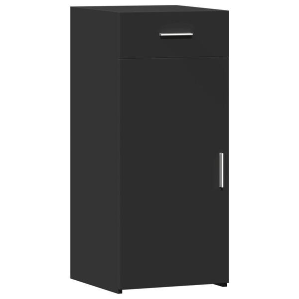 vidaXL Aparador 40x42,5x93 cm derivados de madeira preto
