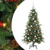 vidaXL &Aacute;rvore de Natal Articulada Artificial Verde 150 cm PE e PVC