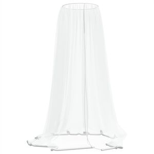 vidaXL Rede mosquiteira para guarda-sol malha 220 &Phi;300x230 cm branco
