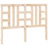 vidaXL Cabeceira de cama 141x4x100 cm pinho maci&ccedil;o