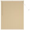 vidaXL Cortina Veneziana Marrom Claro com Padr&atilde;o 150 x 110 cm 25 mm