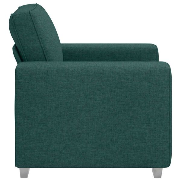 vidaXL Sof&aacute; Verde Escuro 100 x 80 x 82 cm tecido