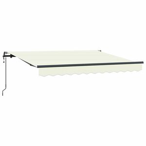 vidaXL Toldo Retr&aacute;til Creme 250 x 200 cm tecido