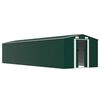 vidaXL Abrigo de jardim 257x990x181 cm a&ccedil;o galvanizado verde