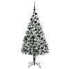 vidaXL &Aacute;rvore de Natal Artificial Branco 180 cm PVC, A&ccedil;o e Pl&aacute;stico