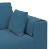 vidaXL Sof&aacute; 3 pcs Azul 250 x 188 x 76 cm Veludo