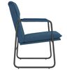 vidaXL Cadeira lounge 55x64x80 cm tecido azul